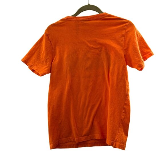 Vintage Batman Skeleton Bat Logo Orange Short Sleeve T-Shirt XL Halloween Cotton - Picture 2 of 8